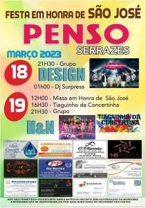 Read more about the article Festa em honra de São José | 18 & 19 MARÇO