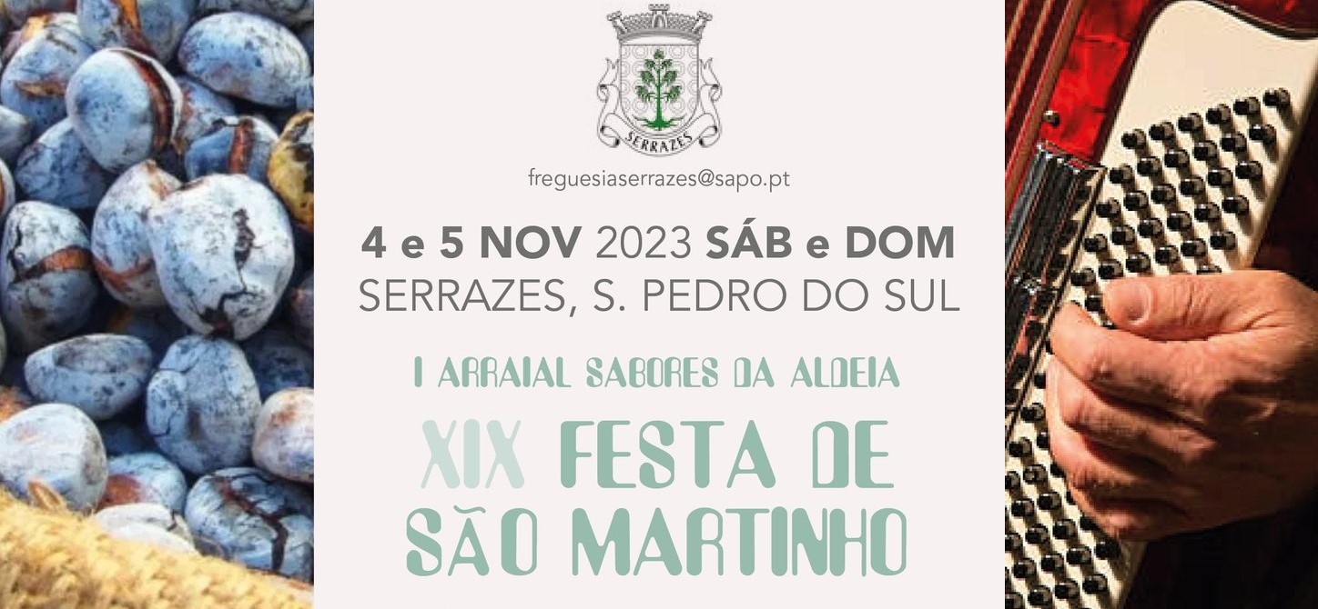 You are currently viewing I ARRAIAL SABORES DA ALDEIA | XIX FESTA DE SÃO MARTINHO